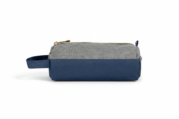 Blue Grey Cube Pencil Case