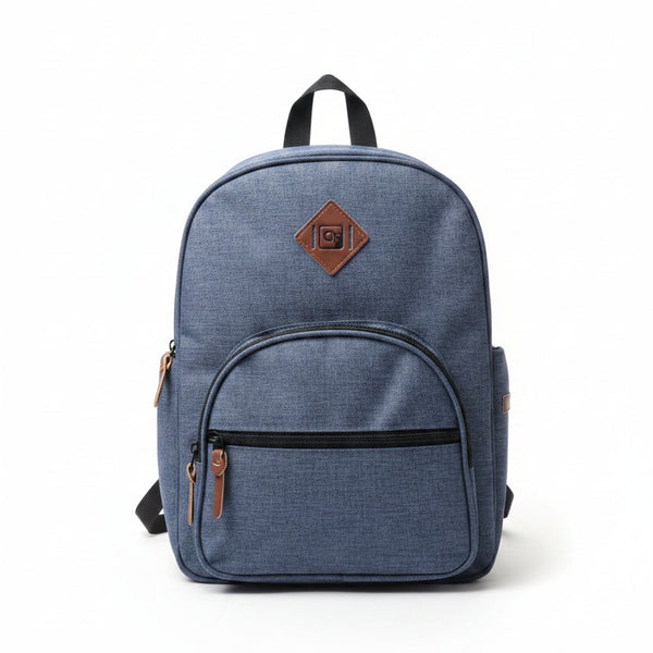 14" Blue Denim Backpack